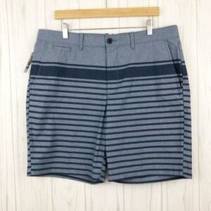 ORIGINAL PENGUIN Men's Blue Striped Shorts 
